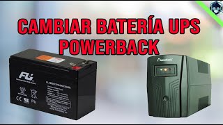 Cambio  batería Ups Powerback | #MonkeysTechnology