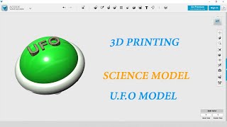 UFO Design For 3D Printing