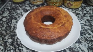 طريقة تحضير كيكة عادية سهلة واقتصادية🍩😋