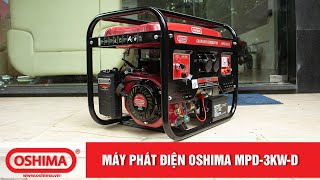 TEST MÁY PHÁT ĐIỆN XĂNG OSHIMA 3KW-D