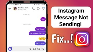 Instagram message not sending problem today | instagram message sending problem |insta message issue