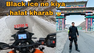 Black ice ne kiya Halat Kharab😰 || Finally 13700ft par Pohoch Gaye ||