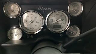 4x4 S10 Blazer LS swap gauge update and forward mounted radiator