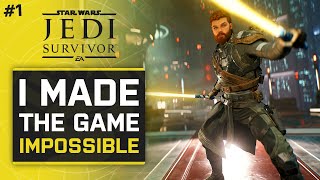 I restarted Jedi: Survivor to make it ABSOLUTELY IMPOSSIBLE...