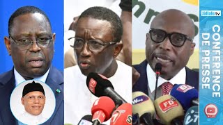 Direct • Amadou Ba, Barthélémy Dias et Cie face à la presse