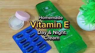 How to Make Vitamin E Day Cream and Night Cream for Glowing Skin |