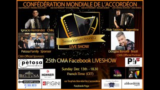 25th CMA Facebook Live Show - Senior Variete Finale. South America CMA delegates