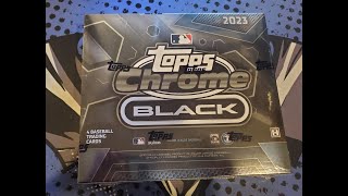 ⚾️⚾️2023 Topps Chrome® Black.  NEW PRODUCT Review, Rookie Numbered Color Refractor!