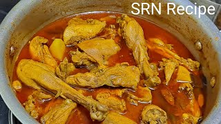 মুরগির মাংসের ঝোল | Bengali Style Chicken Aloo Jhol Recipe| Easy Tasty Chicken Curry With Potatoers