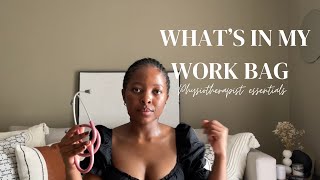 What’s In My Work Bag | Physiotherapist Everyday Essentials. #physiotherapist #physicaltherapy