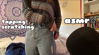 ASMR Jean Scratching & Tapping