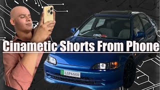 Honda Civic Ferio from Stance Car detailing studio Kharian Cinametic Shorts