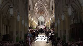 NYSB playing ending of Everywhere by Marcus Venables #brass #brassband #cathedral #church #music #ny