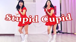 Stupid Cupid Line Dance// 운동량많은 신나는 라인댄스