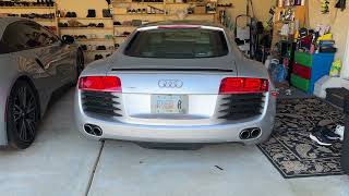 Cold Start Stock vs Armytrix Exhaust - Audi R8 V8