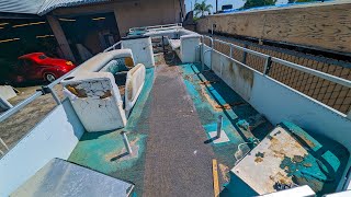 Replacing the wooden floor to a boat - Boat Upholstery.