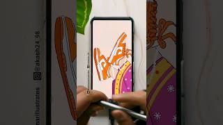 Infinite Painter Illustration timelapse #shorts #akashkumarillustrates #illustration