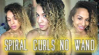 How To Curl Hair with Chopsticks and Flat Iron