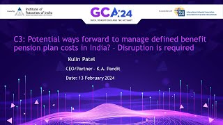 23 GCA - C3: Potential ways forward to manage defined benefit pension plan costs in India