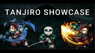 TANJIRO KAMADO SHOWCASE + COMPARACIÓN A LA SERIE / ROGUE DEMON / ROBLOX