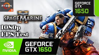 Warhammer 40000 Space Marine 2 GTX 1650 FPS Test 1080p