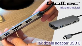 Jak działa adapter USB C marki Qoltec