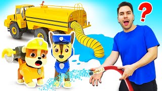 ¡Los Paw Patrol visitan el taller de coches de Eduardo! Los MEJORES episodios de la Patrulla Canina