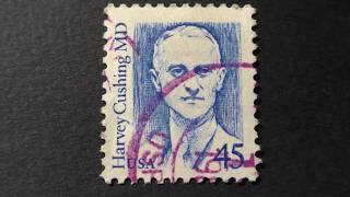 US postage stamps. Harvey Cushing MD. Postage stamp price 45 cents