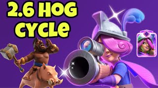 EVO MUSKETEER 2.6 HOG CYCLE IS HERE 😍 | Clash Royale