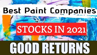 BEST 4 PAINT STOCKS FOR WEALTH CREATION