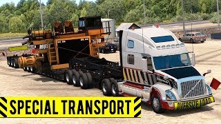 ATS ep#5 1st Ever Special Transport Go Big Or Go Home Ooops