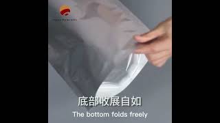 OEM factory food Snacks Nuts Waterproof and Moisture-proof Packaging Aluminum Foil Self-Seal Bags