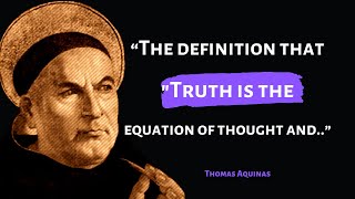 Prime Excerpt From Thomas Aquinas Italian Philosopher | father of the Thomistic school of theology