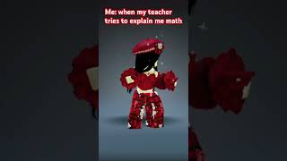 When your teacher tries to explain you math!?🤣#relatable#roblox#memes#school#teacher#math#fypシ