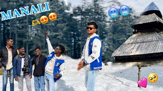 Kafi thandd hai 🥶 | Manali 😍🫶 #manali #himichal #manalitrip