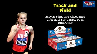 Easy $1 Track & Field Signature Chocolate Variety Chocolate Bar Fundraiser