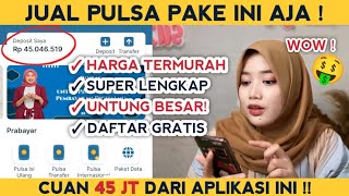 APLIKASI JUALAN PULSA DAN PAKET DATA TERMURAH !! Cocok Buat Usaha !