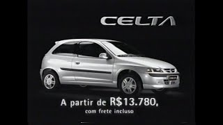 Propaganda do Chevrolet Celta - Fevereiro de 2001