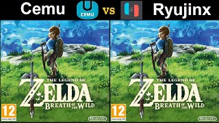 Cemu vs Ryujinx | The legend of zelda breath of the wild | Gtx 1650 | Core i5 9400f