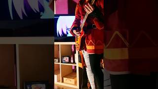 Megumin plays Bocchi's Solo #bocchi #megumin #animecover #shorts