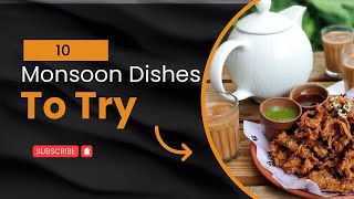 Monsoon Munchies: 10 Rainy Day Dishes #Food #RainyDaySnacks #trendingvideo #tastyrecipes #cooking