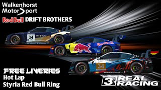 BMW M4 GT3 HOT LAP STYRIA REDBULL RING | FREE LIVERIES WALKENHORST + DRIFT BROTHERS |  REAL RACING 3