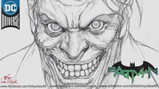 【DC comics】 JOKER headshot sketch work by.InHyuk Lee (배트맨 조커 스케치/스피드스케치 by.이인혁)