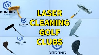 Laser Cleaning Golf Club / Golf Shaft Laser Cleaner