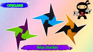 ✨⚔️How To Make a Paper Ninja Star (Shuriken)  🤩 Origami