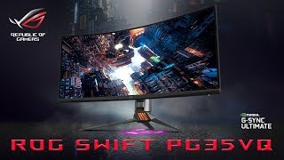 Prezentare monitor gaming ROG Swift PG35VQ