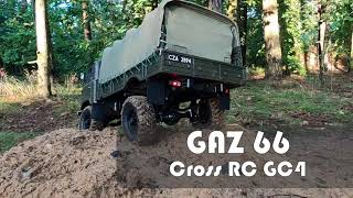 GAZ 66 - last off-road drive on old tires part 2/2 [CROSS RC GC4 ]