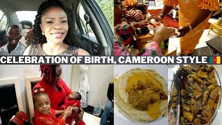 CELEBRATING THE BIRTH OF A NEWBORN BABY||CAMEROON-BAFUT "BORN HOUSE" || AFRICAN TRADITIONAL MEALS