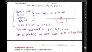 Chapter 3: Higher-Order Differential Equations - Part (1)