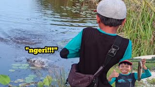 Mancing dispot lumpur hidup"ngeri!! "/Sambarannya dahsyat/streck bertubi-tubi di spot gacor Kalteng.